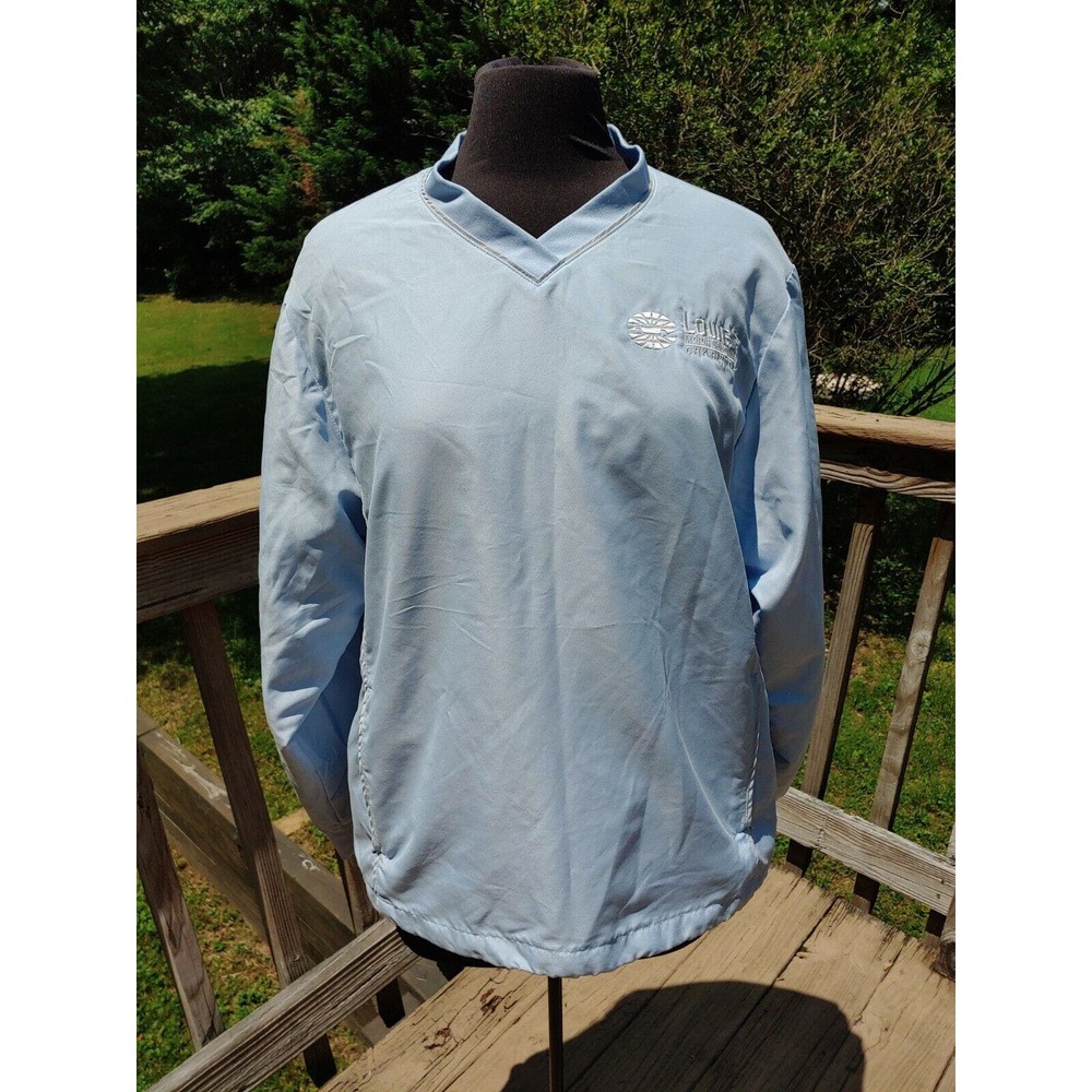 Lowe's Motor Speedway Charlotte Nascar Track Women's Pullover Medium Light Blue